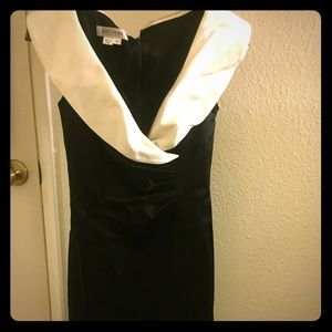 Kay unger shawl collar dress
